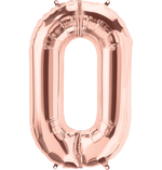 Number 0 Rose Gold - 14" in