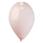Solid Balloon Shell G110-100 | 50 balloons per package of 12'' each | Gemar Balloons USA