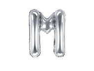 Silver Foil Letters (A to Z) - 14 in. - PartyDeco USA