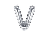 Silver Foil Letters (A to Z) - 14 in. - PartyDeco USA