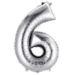 Number 6 Silver - 14" in
