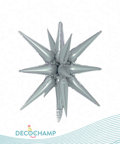 Grey Starburst 3D Deco champ 22