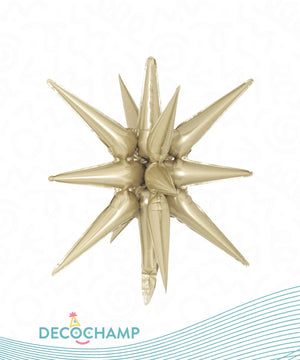 Champagne Starburst 3D Deco champ 22"