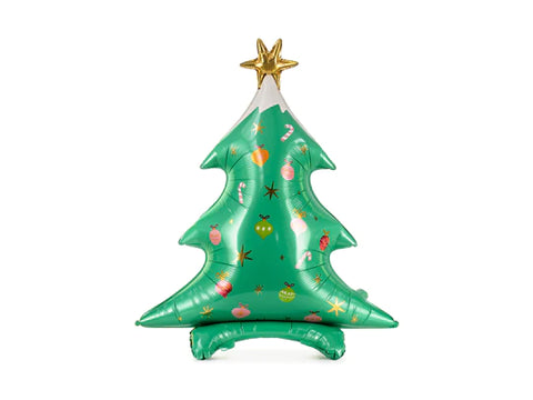 Standing Christmas Tree Foil Balloon 37in