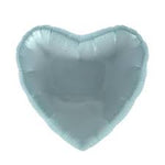 Matte Turquoise Heart Shaped Foil Balloon 9" (5 Units per package)