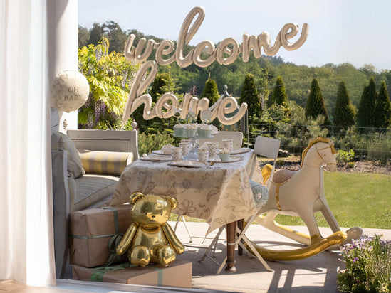 Welcome Home Foil Balloon 101 in. PartyDeco USA