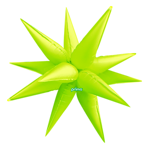 Non-Foil Starburst 3D Balloon -26in. (Choose Color)