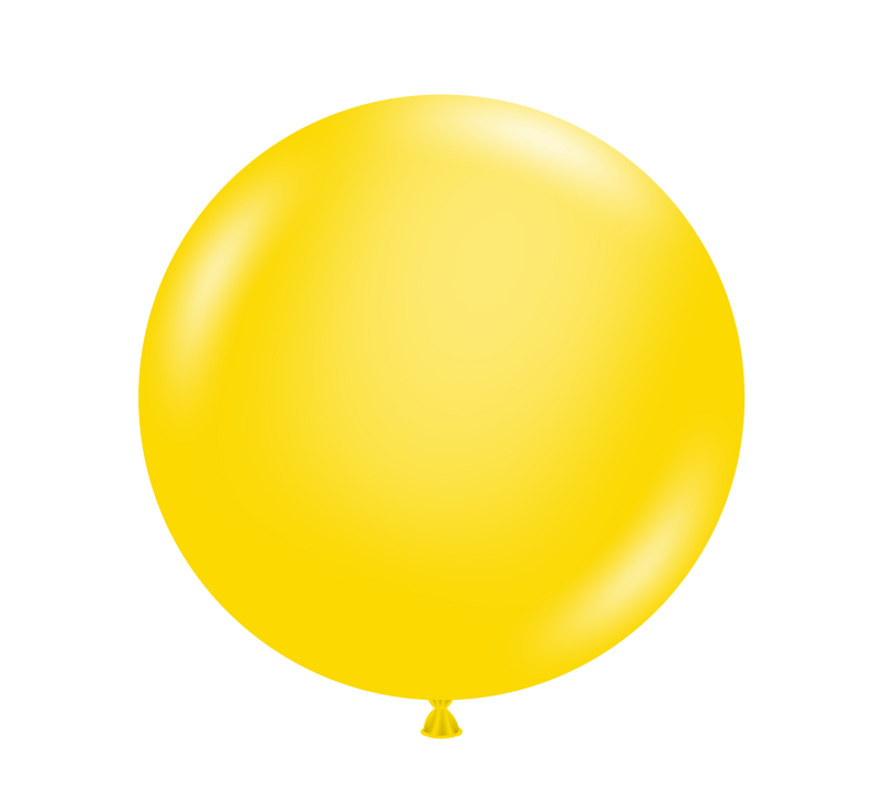 TUFTEX | Standard Balloon Yellow - 36 in. - 2Pcs Per Package