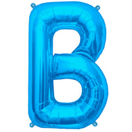 Letter A to Z  Blue Foil Balloon - 34"  (Choose your Letter)