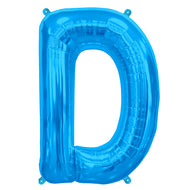 Letter A to Z  Blue Foil Balloon - 34"  (Choose your Letter)