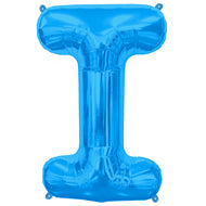 Letter A to Z  Blue Foil Balloon - 34"  (Choose your Letter)