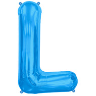 Letter A to Z  Blue Foil Balloon - 34"  (Choose your Letter)