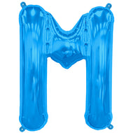 Letter A to Z  Blue Foil Balloon - 34"  (Choose your Letter)