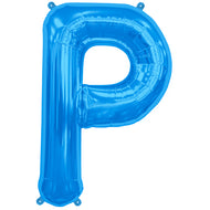 Letter A to Z  Blue Foil Balloon - 34"  (Choose your Letter)