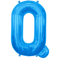 Letter A to Z  Blue Foil Balloon - 34"  (Choose your Letter)