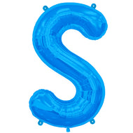 Letter A to Z  Blue Foil Balloon - 34"  (Choose your Letter)
