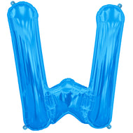Letter A to Z  Blue Foil Balloon - 34"  (Choose your Letter)