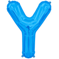 Letter A to Z  Blue Foil Balloon - 34"  (Choose your Letter)