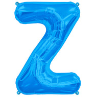 Letter A to Z  Blue Foil Balloon - 34"  (Choose your Letter)