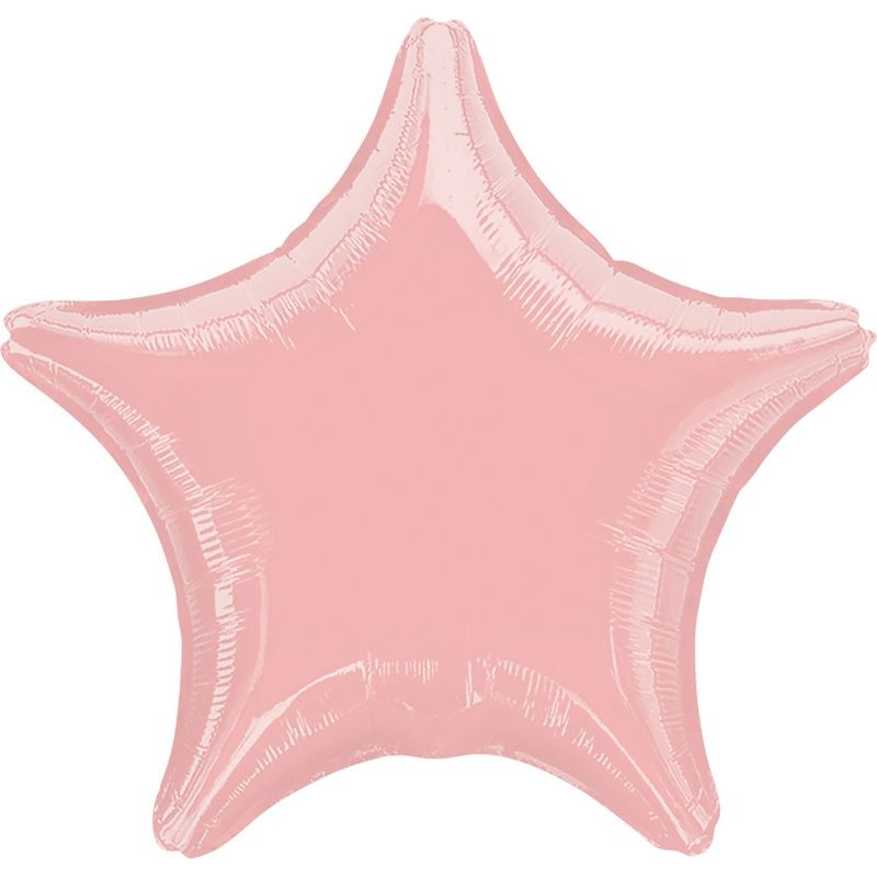 5 Pack Star Shaped Foil Balloon  4"  (Choose your color) Flat