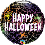 Happy Halloween Spiders & Webs 18"
