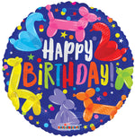 Birthday Animal Balloons Gellibean – Single Pack 18"