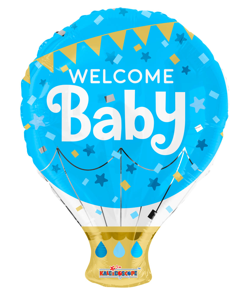 
            
                Load image into Gallery viewer, Shape Welcome Baby Blue Shape Balloon 18&amp;quot;
            
        