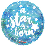 A Star Is Born Blue Holographic – Single Pack 18"