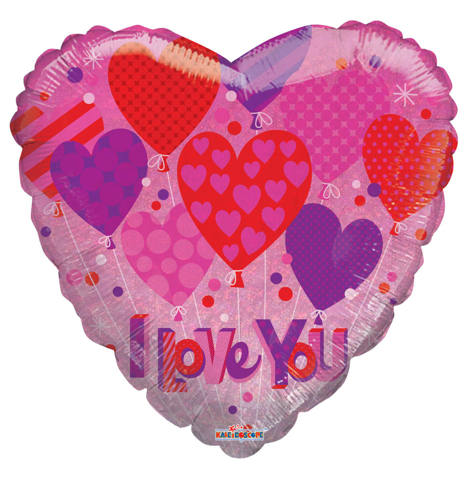 
            
                Load image into Gallery viewer, I Love You Balloons Holo - Single Pack 18&amp;quot;
            
        