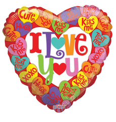 Love You Little Messages Balloon 18