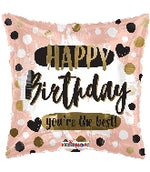 Happy Birthday Foil Balloons Flat