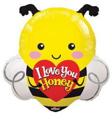 I Love You Honey Bee Foil Balloon 20