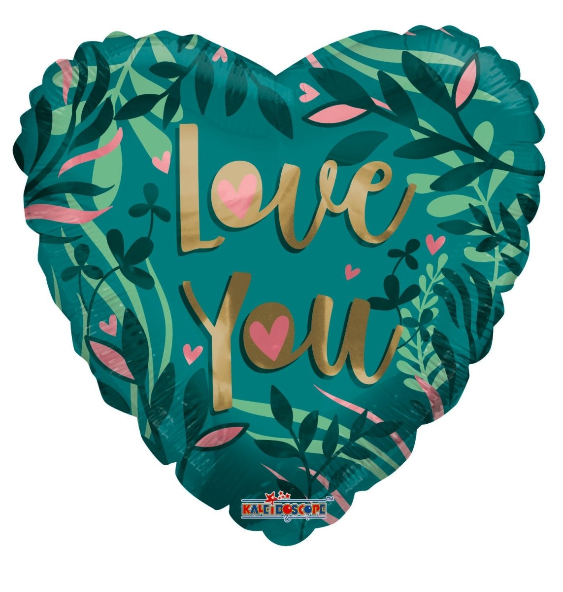 Love Green Foil Balloon 18"