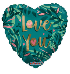 Love Green Foil Balloon 18