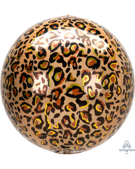 Animal Print Orbz 16" in - Foil Balloon (Choose your theme)