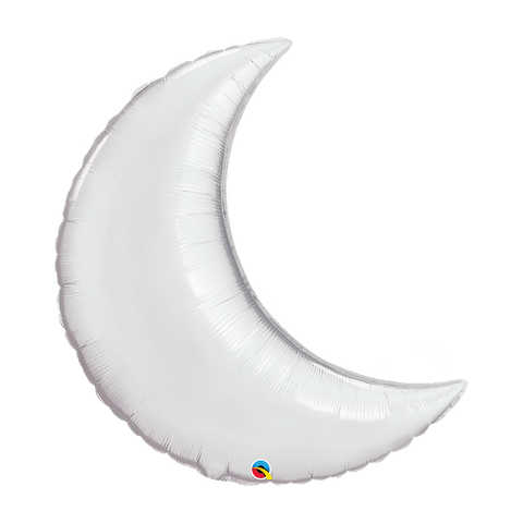 Moon Shaped Silver Foil Balloon - 35