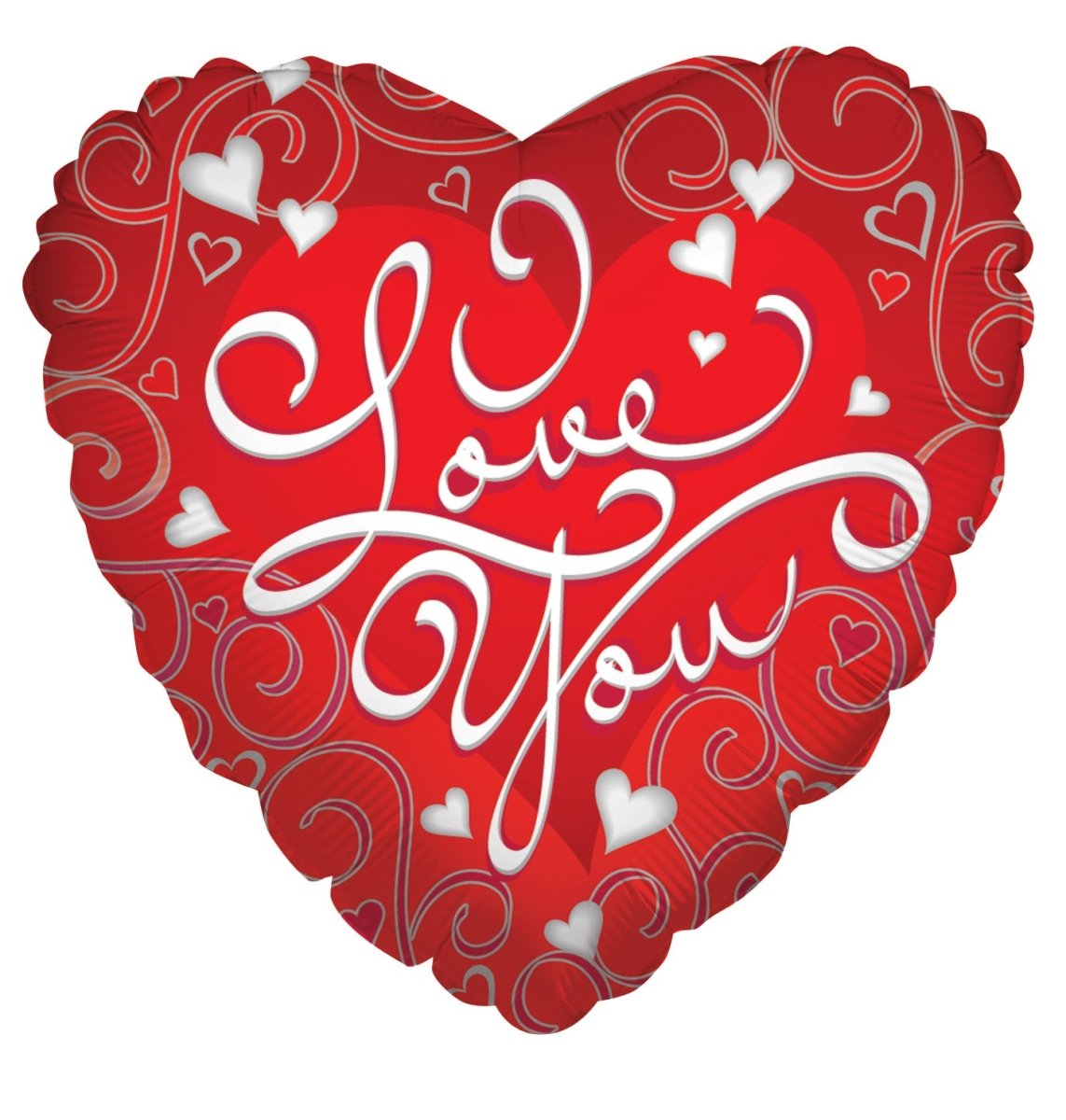 Love Silver Swirls – Single Pack 18"