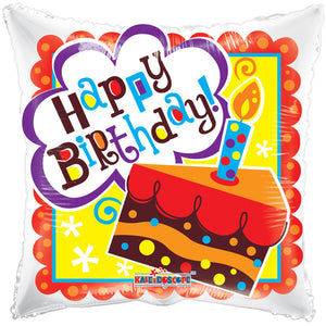 Happy Birthday Cake Gellibean – Single Pack 18"