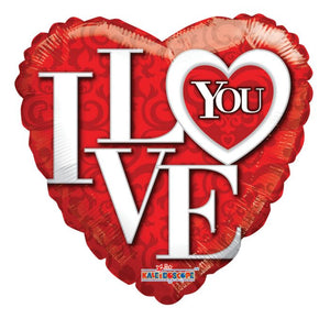 
            
                Load image into Gallery viewer, I love you in my heart 9&amp;quot; (2 per package)
            
        