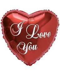 Love Script Red  (2 balloons per package)  heart  9
