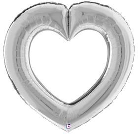 
            
                Load image into Gallery viewer, Linking Heart Silver 32&amp;quot;
            
        