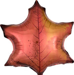 Orange Maple Leaf 25"