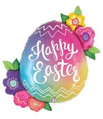 Easter Egg & Flowers 27"