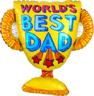 Best Dad Trophy 26" x 27"