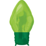 Green Christmas Bulb 22"