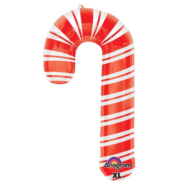 
            
                Load image into Gallery viewer, Candy Cane Foil Balloon 37&amp;quot;
            
        