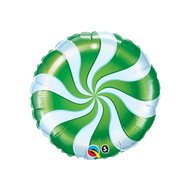 Candy Swirls Green 18"