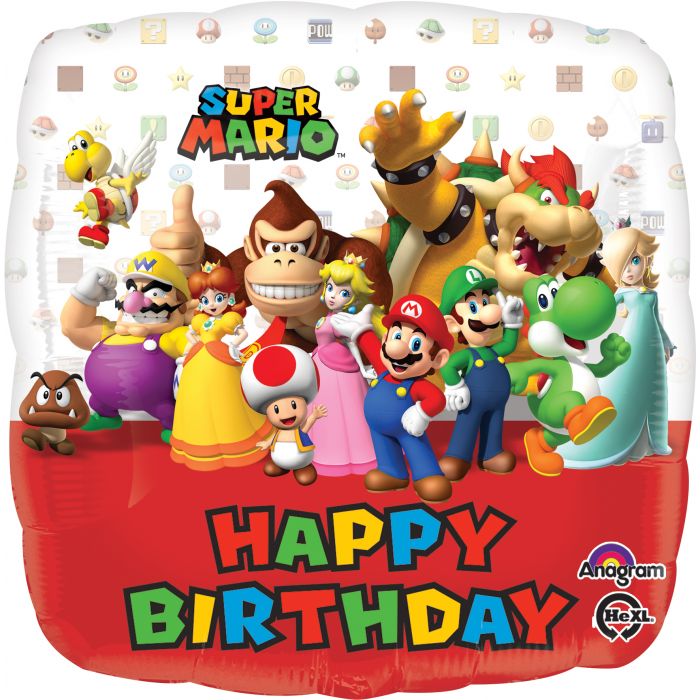 
            
                Load image into Gallery viewer, Mario Bros Birthday 18&amp;quot;
            
        