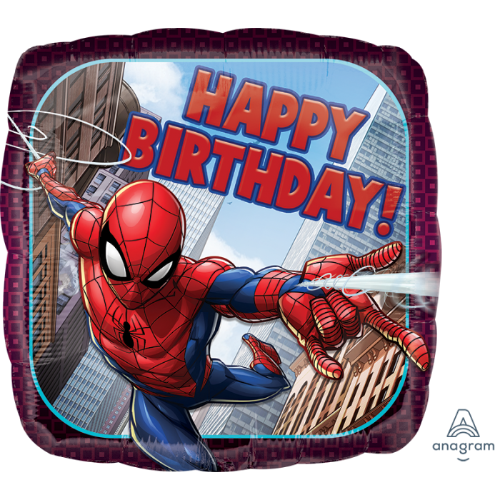 Spiderman 18" Happy Birthday