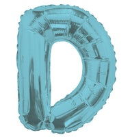 Letters A to Z Blue Foil Balloon - 14" in each. (Choose your letter)